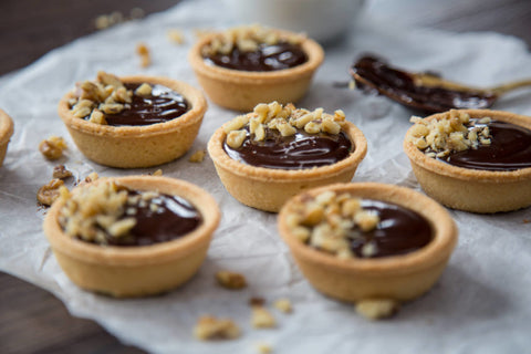 Chocolate Coffee Ganache Tarts